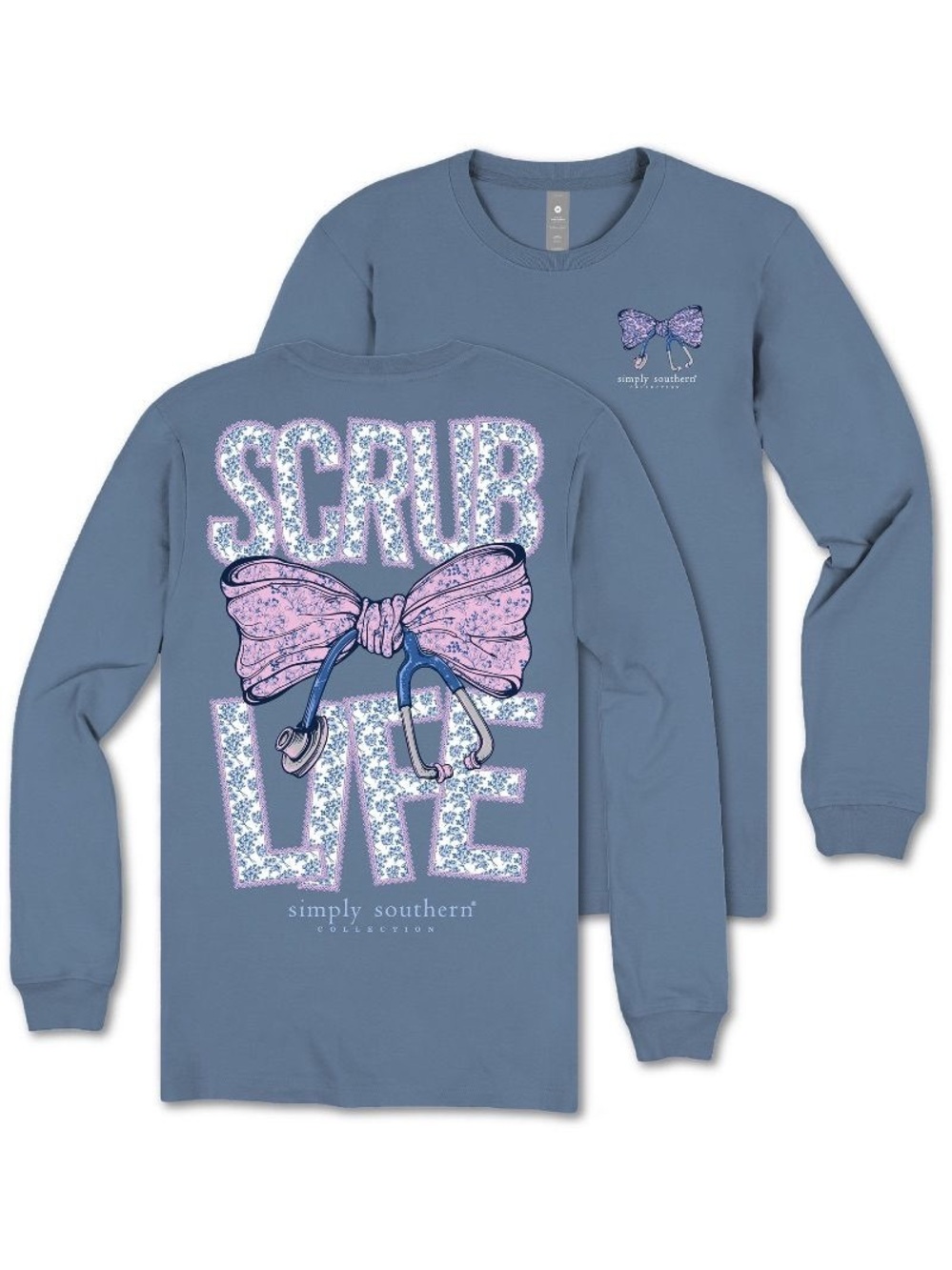 Simply Southern Scrub Life Long Sleeve Tee